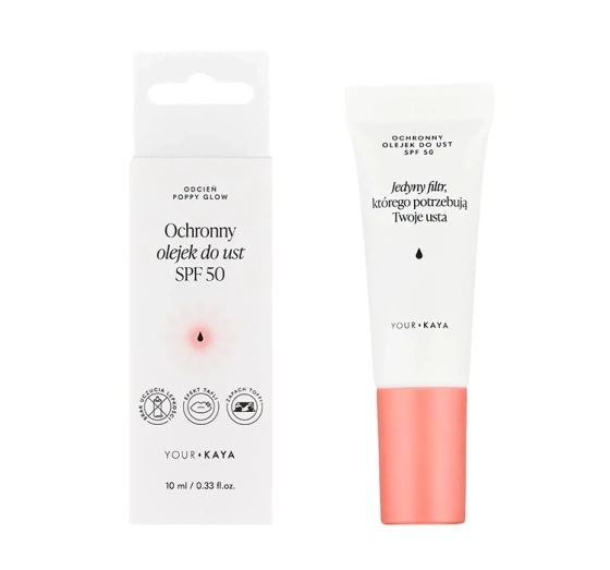 Нажмите на картинку, чтобы ее увеличить Your Kaya защитное масло для губ SPF50 Poppy Glow 10мл
