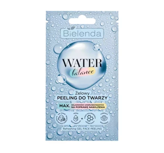 BIELENDA WATER BALANCE ГЕЛЕВЫЙ ПИЛИНГ ДЛЯ ЛИЦА 7Г