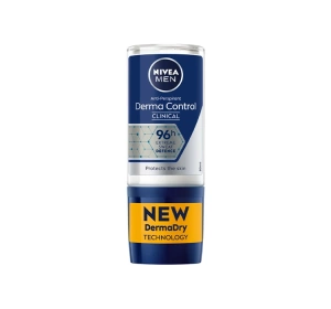 NIVEA MEN DERMA DRY CONTROL MAXIMUM КУЛЬКОВИЙ АНТИПЕРСПІРАНТ ДЛЯ ЧОЛОВІКІВ 50МЛ