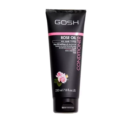 GOSH ROSE OIL ВЕГАНСКИЙ КОНДИЦИОНЕР ДЛЯ ЖИРНЫХ ВОЛОС 230МЛ