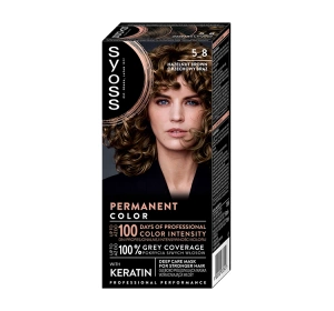 SYOSS PERMANENT СТОЙКАЯ КРАСКА 5_8 ОРЕХОВО-КОРИЧНЕВЫЙ