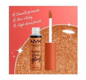 NYX PROFESSIONAL MAKEUP BUTTER GLOSS BLING БЛЕСК ДЛЯ ГУБ 03 PRICEY 8МЛ