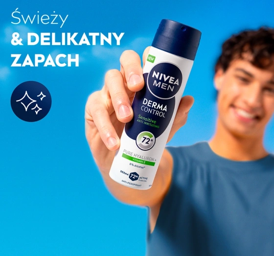NIVEA MEN Derma Control антиперспирант-спрей для мужчин Sensitive 150 мл