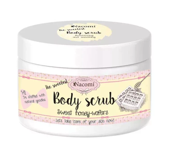 NACOMI BODY SCRUB СКРАБ ДЛЯ ТІЛА МЕДОВІ ВАФЛІ 