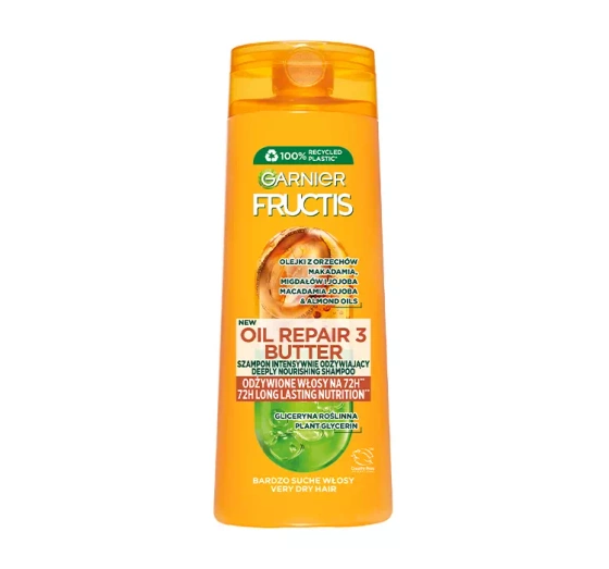 GARNIER FRUCTIS OIL REPAIR 3 BUTTER  ШАМПУНЬ ДЛЯ ЖИВЛЕННЯ  400МЛ