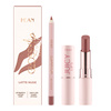 Hean Glossy Lip Duo набор из блеска для губ в стике и карандаша Latte Nude, 4,6 г
