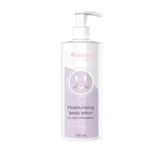 Натисніть на картинку, щоб її збільшити NACOMI BABY MOISTURIZING BODY LOTION ЗВОЛОЖУВАЛЬНА ЕМУЛЬСІЯ ДЛЯ ДІТЕЙ І НЕМОВЛЯТ 250МЛ