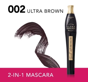BOURJOIS TWIST UP THE VOLUME ТУШЬ ДЛЯ РЕСНИЦ 002 ULTRA BROWN 8МЛ