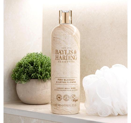 Baylis & Harding Elements Pink Blossom & Lotus Flower гель для душа 500 мл