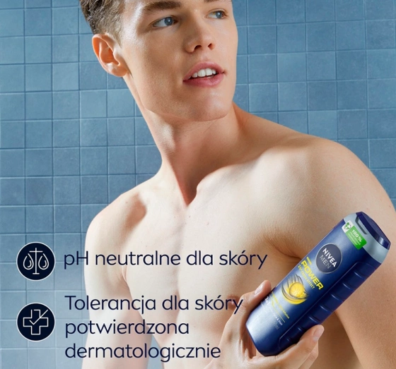 Нажмите на картинку, чтобы ее увеличить NIVEA MEN POWER FRESH ГЕЛЬ ДЛЯ ДУША ДЛЯ МУЖЧИН ДЛЯ ТЕЛА, ЛИЦА И ВОЛОС 500МЛ