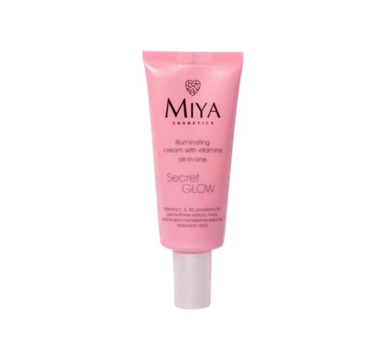 MIYA COSMETICS SECRET GLOW ОСВЕТЛЯЮЩИЙ КРЕМ С ВИТАМИНАМИ ALL-IN-ONE 30МЛ