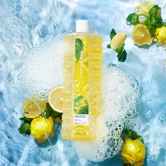 Натисніть на картинку, щоб її збільшити AVON SENSES BUBBLE BATH ЛОСЬЙОН ДЛЯ КУПАННЯ LEMON BURST 1000МЛ