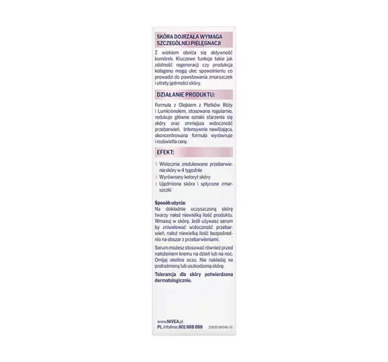 NIVEA VITAL СИРОВАТКА ПРОТИ ЗМОРШОК 40МЛ