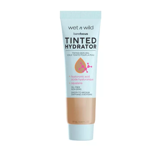 WET N WILD BARE FOCUS TINTED HYDRATOR УВЛАЖНЯЮЩЕЕ ТОНАЛЬНОЕ СРЕДСТВО ДЛЯ ЛИЦА MEDIUM TAN 27МЛ