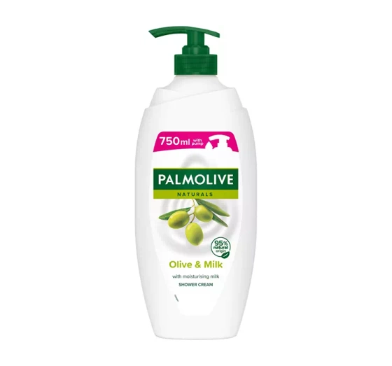 PALMOLIVE NATURALS ГЕЛЬ ДЛЯ ДУШУ З ДОЗАТОРОМ OLIVE & MILK 750МЛ