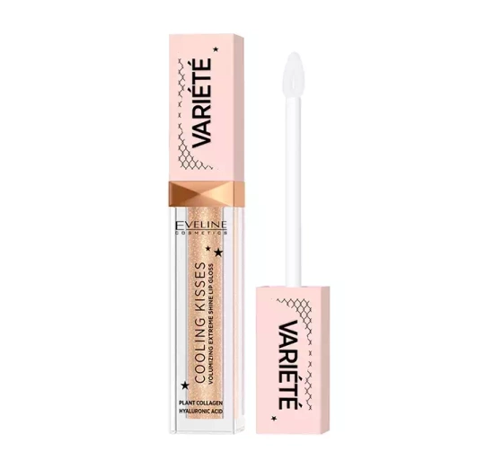 EVELINE VARIETE COOLING KISSES БЛИСК ДЛЯ ОПТИЧНОГО ЗБІЛЬШЕННЯ ГУБ 01 ICE MINT 6,8МЛ