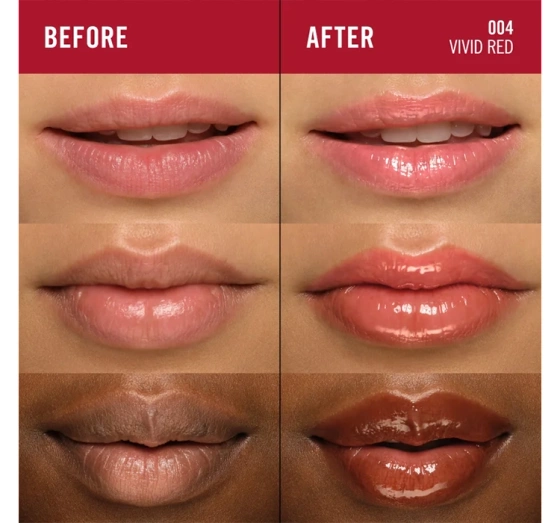 Rimmel Oh My Gloss! олія для губ 004 Vivid Red 4,5мл