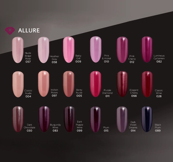 Натисніть на картинку, щоб її збільшити SEMILAC ГІБРИДНИЙ ЛАК УФ LUMINOUS CYCLAMEN 082