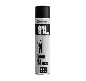 FRESHTEK ONE SHOT ОСВІЖУВАЧ ПОВІТРЯ MEN IN BLACK 600МЛ