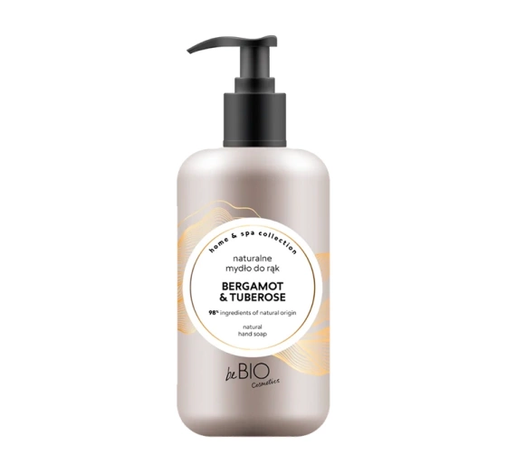 BeBio Home & Spa Collection натуральне рідке мило для рук  Bergamot & Tuberose 300 мл