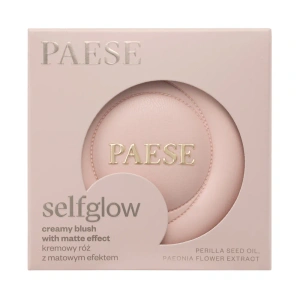 Paese SelfGlow кремові рум'яна з матовим ефектом 01 Peony Kiss 8 г