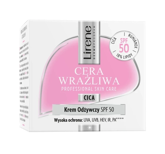 Lirene Cera Живильний крем для чутливої шкіри SPF50 50мл
