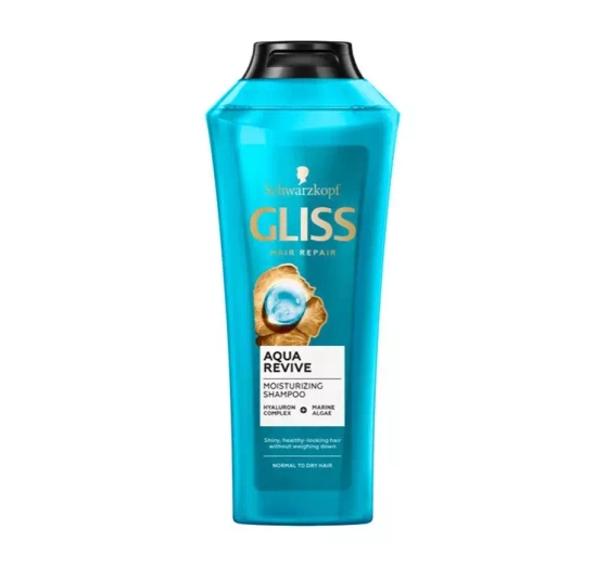 GLISS AQUA REVIVE ШАМПУНЬ ДЛЯ СУХОГО І НОРМАЛЬНОГО ВОЛОССЯ 400МЛ