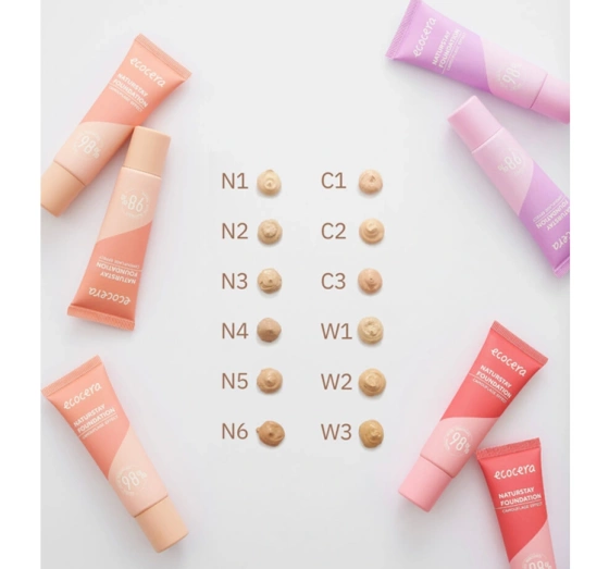 ECOCERA NATURSTAY CAMOUFLAGE EFFECT ТОНАЛЬНОЕ СРЕДСТВО ДЛЯ ЛИЦА N4 SANDSTORM 30МЛ