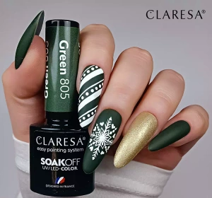 CLARESA SOAK OFF ГЕЛЬ-ЛАК SPARKLE 6 5Г