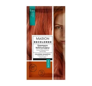 MARION RECOLORED ФАРБУВАЛЬНИЙ ШАМПУНЬ ДЛЯ ВОЛОССЯ 7.44 COPPER 35МЛ
