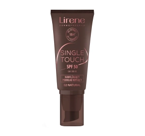 Lirene Single Touch зволожувальний тональний крем SPF50 02 Natural 30 мл