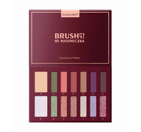 Brush Up Glam & Matt палитра теней для век 21г