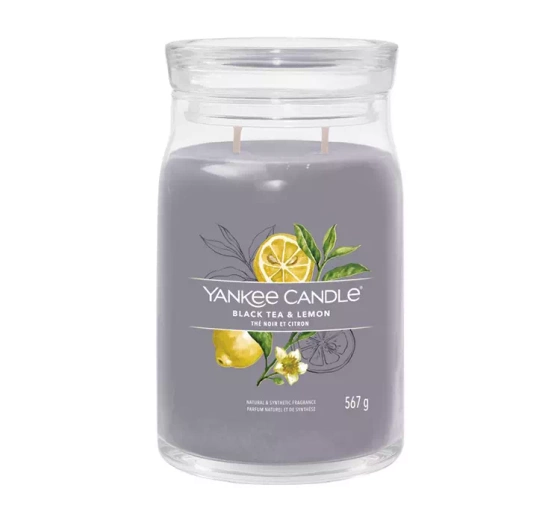 YANKEE CANDLE SIGNATURE АРОМАТИЧНА СВІЧКА BLACK TEA & LEMON 567Г