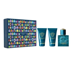  VERSACE EROS НАБІР ТУАЛЕТНА ВОДА СПРЕЙ 50МЛ + БАЛЬЗАМ + ГЕЛЬ