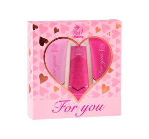 Aurora For You Passion Fruit подарунковий набір крем для рук 3 x 30 мл