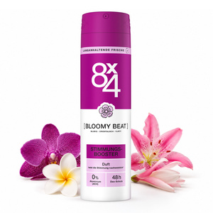 8x4 дезодорант спрей для женщин Bloomy Beat 150 мл