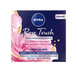 NIVEA ROSE TOUCH НІЧНИЙ КРЕМ ПРОТИ ЗМОРШОК 50 МЛ