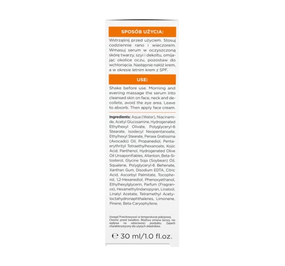 Bielenda Skin Clinic Professional корректирующая и осветительная сыворотка для лица 30 мл