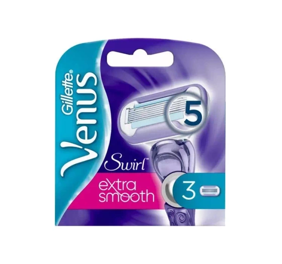 GILLETTE VENUS SWIRL EXTRA SMOOTH КАРТРИДЖИ ДЛЯ ЖЕНСКОЙ БРИТВЫ 3 ШТУКИ