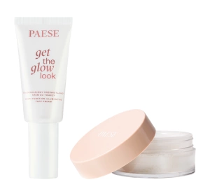 Paese All About The Base 02 подарочный набор для макияжа крем-база под макияж The Glow Look 30 мл + рисовая пудра 10 г
