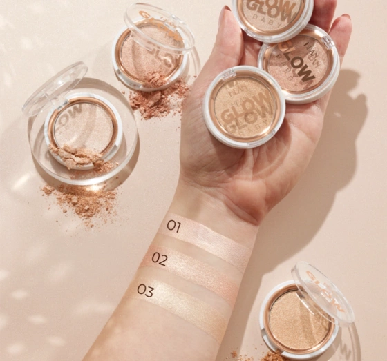 Hean Glow Baby хайлайтер для обличчя 02 Aura 3г