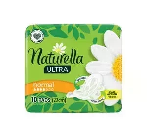 NATURELLA ULTRA NORMAL 22 СМ ГИГИЕНИЧЕСКИЕ ПРОКЛАДКИ С КРЫЛЬЦАМИ 10 ШТ
