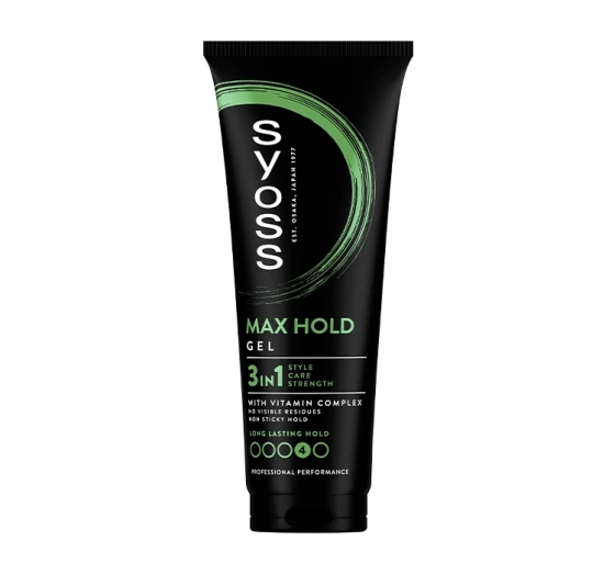 SYOSS MAX HOLD ФИКСИРУЮЩИЙ ГЕЛЬ ДЛЯ ВОЛОС 250МЛ