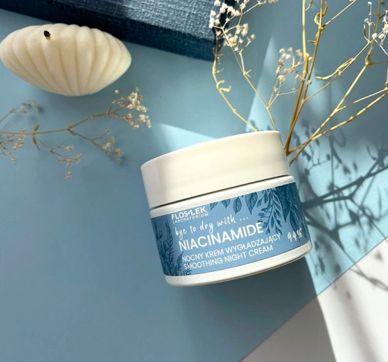 FLOS-LEK NIACINAMIDE КРЕМ ДЛЯ ЛИЦА НА НОЧЬ 50 МЛ