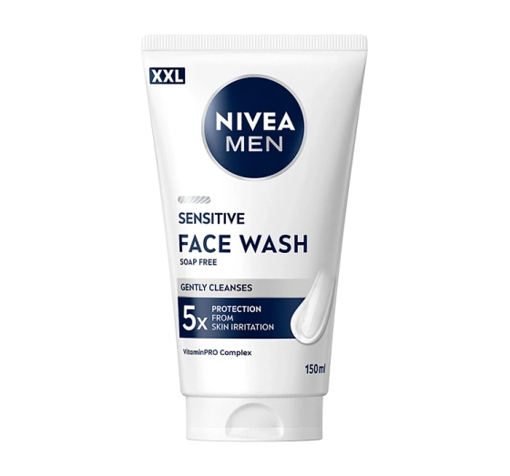 Нажмите на картинку, чтобы ее увеличить NIVEA MEN Sensitive Face Wash гель для очищения лица 150 мл