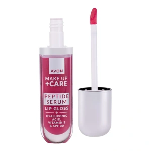 Avon Make Up + Care Peptide Serum блеск-сыворотка для губ с пептидами и SPF20 Dewy Pink 7 мл