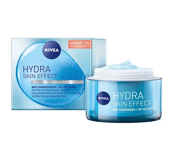 NIVEA HYDRA SKIN EFFECT СИЛА ЗВОЛОЖЕННЯ ГЕЛЬ НА ДЕНЬ 50МЛ