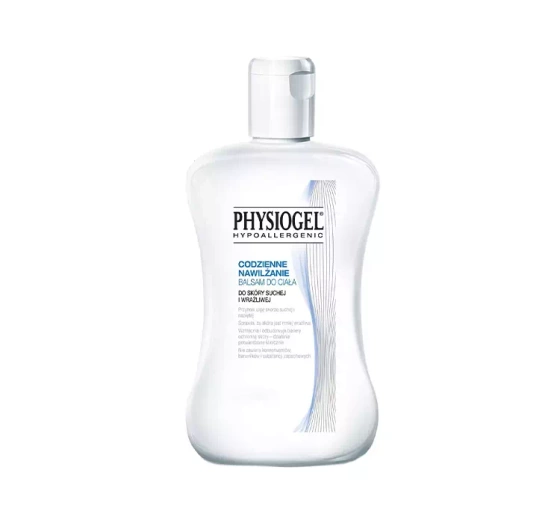 PHYSIOGEL ЩОДЕННЕ ЗВОЛОЖЕННЯ БАЛЬЗАМ ДЛЯ ТІЛА ДЛЯ СУХОЇ І ЧУТЛИВОЇ ШКІРИ 200МЛ
