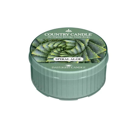 COUNTRY CANDLE DAYLIGHT АРОМАТИЧНА СВІЧКА SPIRAL ALOE 42Г