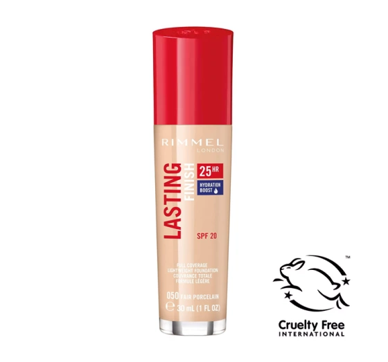 RIMMEL LASTING FINISH 25HR ТОНАЛЬНИЙ ЗАСІБ ДЛЯ ОБЛИЧЧЯ 050 FAIR PORCELAIN 30МЛ